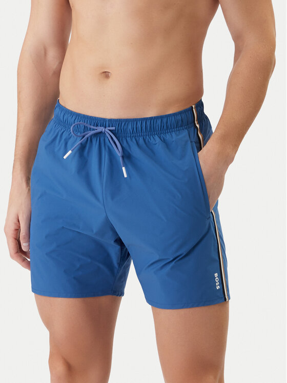 BOSS BOSS Pantaloni scurți pentru înot Iconic 50491594 Albastru Regular Fit