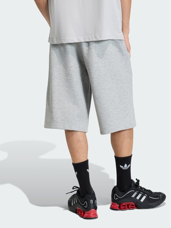 adidas adidas Szorty materiałowe 159228 Szary Regular Fit