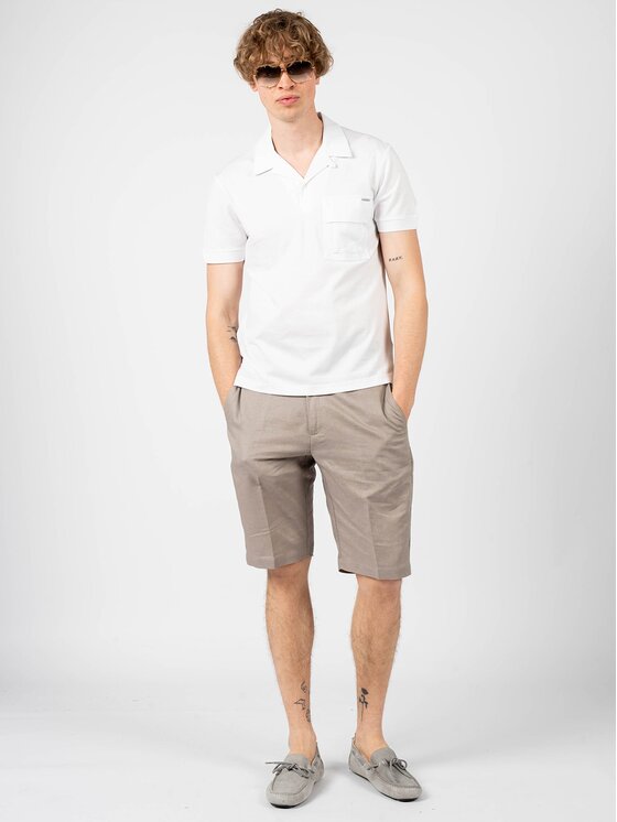 Antony Morato Antony Morato Polo MMKS02130-FA100083 Λευκό Regular Fit