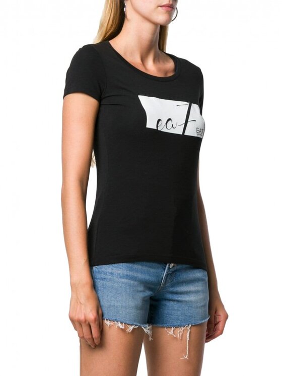 Emporio Armani Emporio Armani T-Shirt 6GTT10 TJ12Z Černá Regular Fit