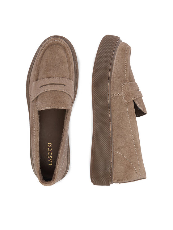 Lasocki Lasocki Loaferai CEO-WI23-CRICKIT-06 Tamsiai smėlinė