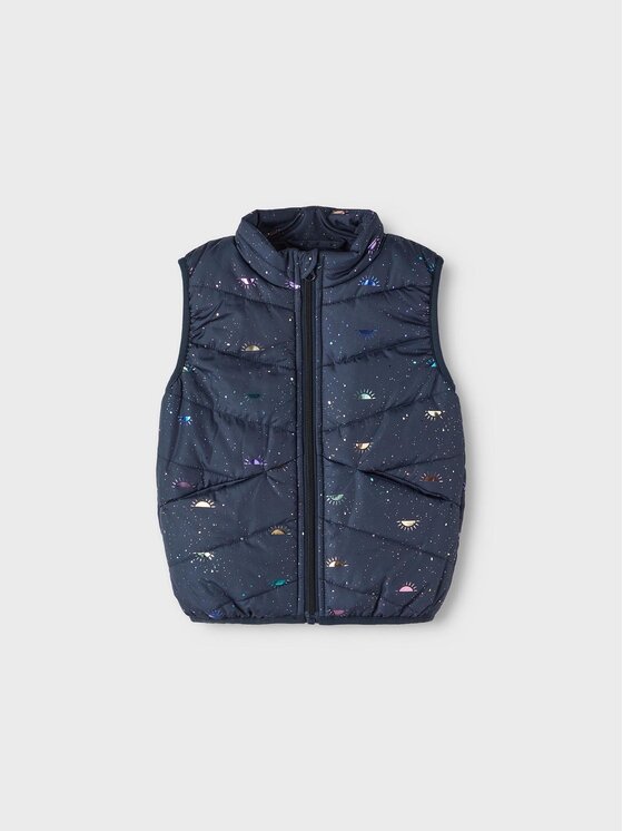 NAME IT NAME IT Mellény 13218448 Sötétkék Regular Fit