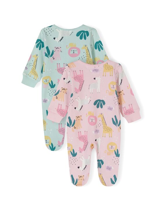 MINOTI MINOTI Komplet 2 par pajacy 24babypack38 Zielony