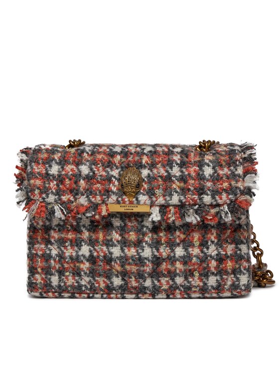 Geantă Kurt Geiger 690-Tweed Kensington Bag 3614536609 Maro