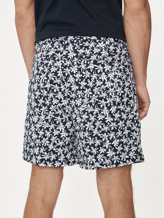 BOSS Boss Bavlnené šortky Karlos 50512961 Tmavomodrá Regular Fit