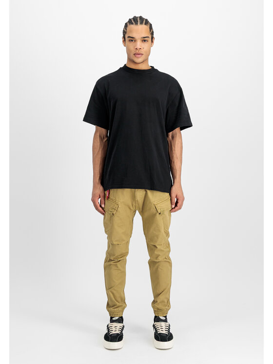 Alpha Industries Alpha Industries Spodnie cargo Force One Pant Beżowy Lyon Tapered Fit