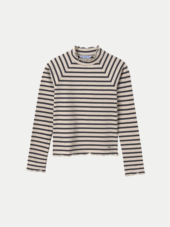 Mayoral Mayoral Μπλουζάκι 7002 Μπεζ Regular Fit