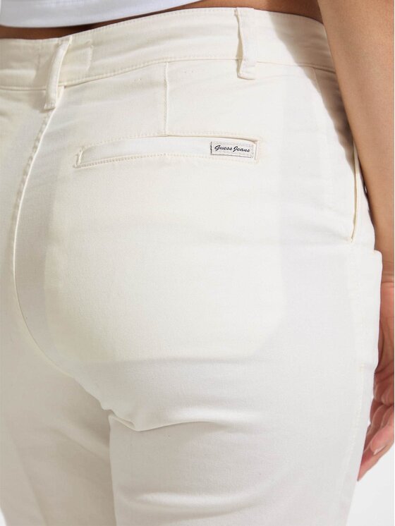 Guess Jeans Guess Jeans Spodnie materiałowe 175537 Biały Slim Fit