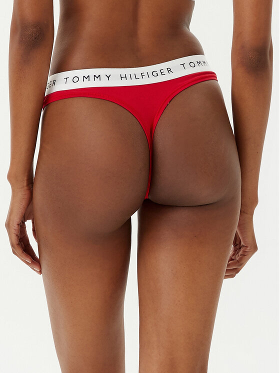 Tommy Hilfiger Tommy Hilfiger Kalhotky string UW0UW06039 Červená