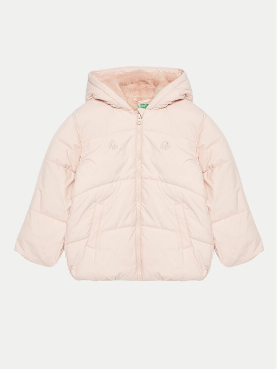 Kurtka zimowa United Colors Of Benetton, Rozmiar 116, Różowa, 2SJ1GN03I