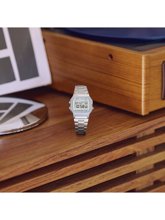 Casio Casio Zegarek 4549526408434 Srebrny