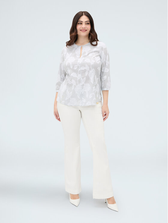 Fiorella Rubino Fiorella Rubino Blusa 2073T002458N0S1 Bianco A-Line Fit