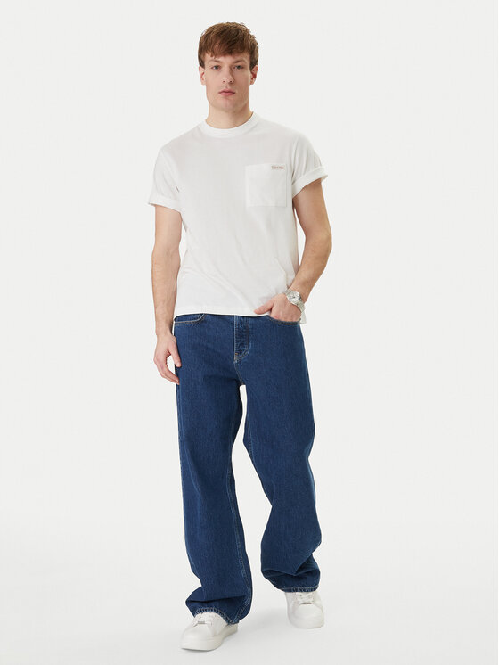 Calvin Klein Jeans Calvin Klein Jeans T-Shirt LV04RF280G Biały Regular Fit
