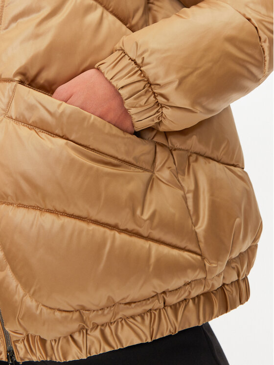 Geox Geox Зимно яке Backsie W4628S T2843 F5233 Бежов Regular Fit