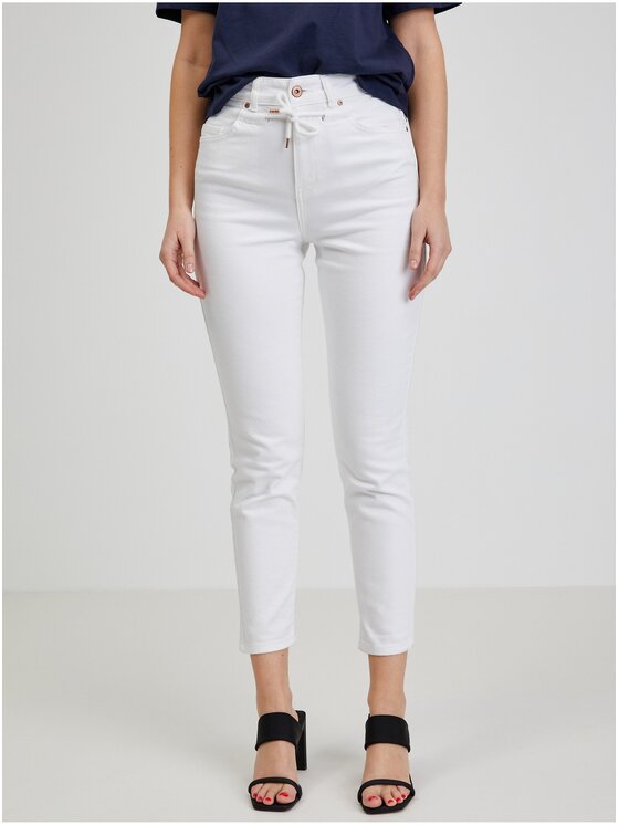 Jeansy, rozmiar 32, Białe, 314091-000000//40