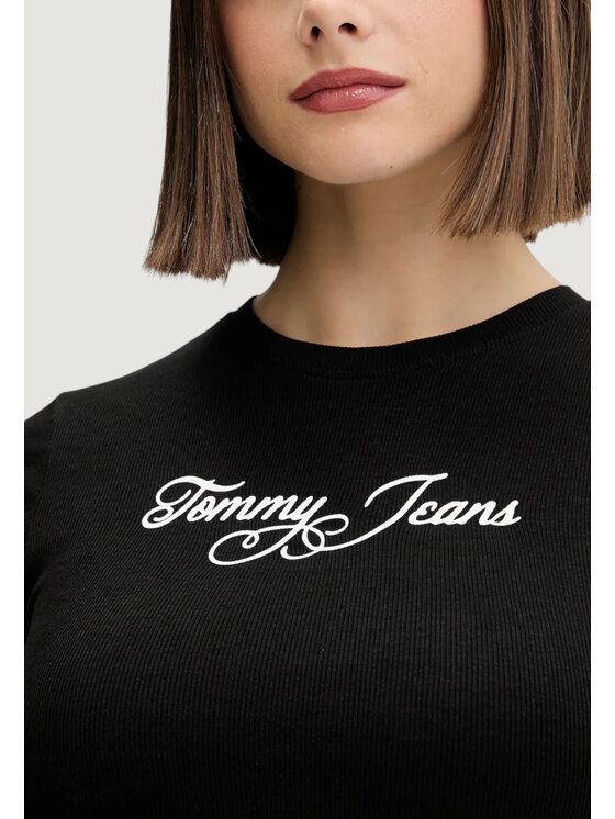 Tommy Jeans Tommy Jeans T-shirt DW0DW21838 Nero Casual Fit