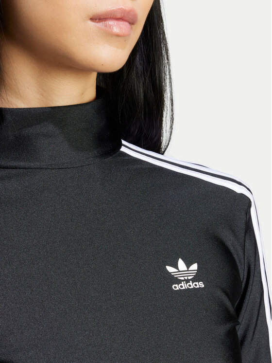adidas adidas Blúz adicolor 3-Stripes IZ3200 Fekete Slim Fit