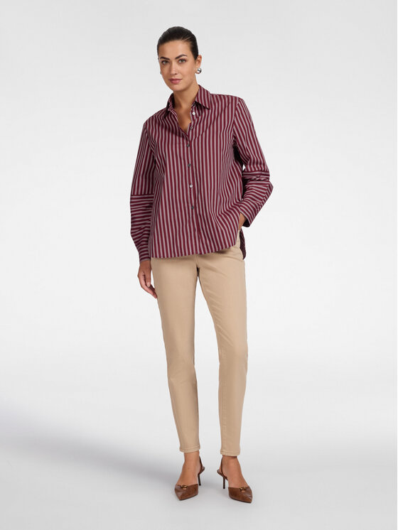 Elena Mirò Elena Mirò Pantaloni di tessuto P152G000436N0A2 Crema Slim Fit
