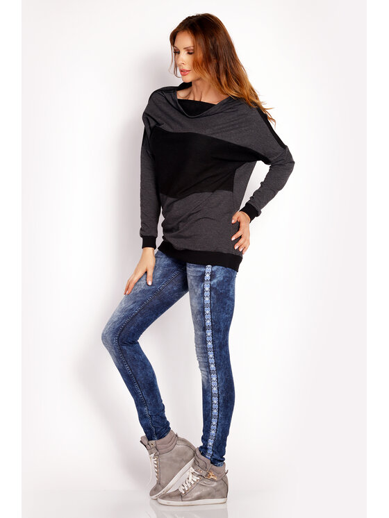 Awama Awama Mikina L022 Šedá Basic Fit
