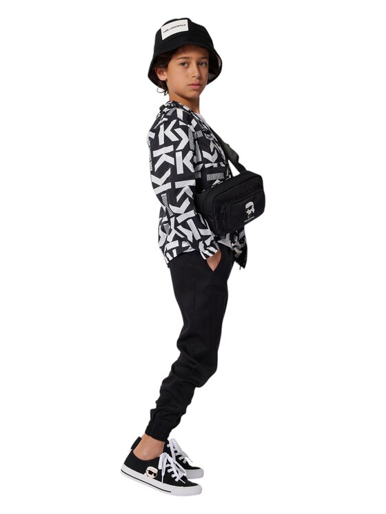 KARL LAGERFELD KARL LAGERFELD Giacca a vento z30037_n50 Nero Regular Fit