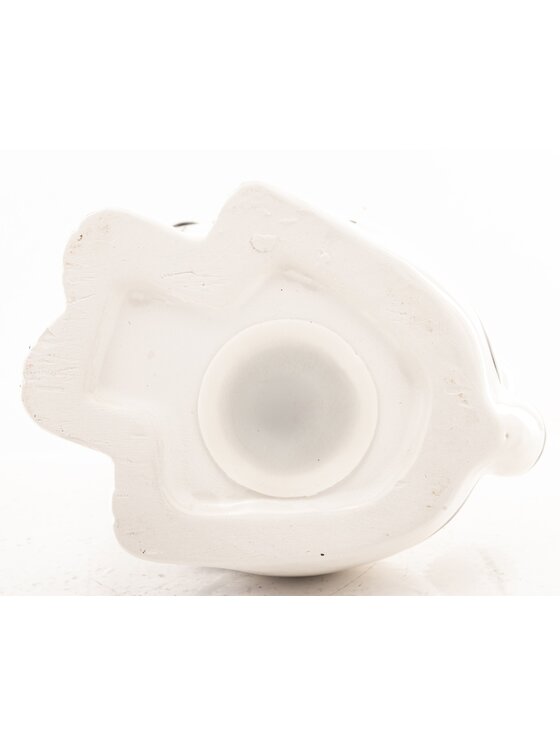 MIAhome MIAhome Figurka Skarbonka ceramiczna - 17,5x14x10 cm kotek GATTINO Biały