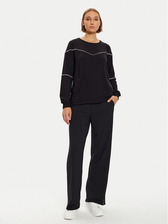 Liu Jo Liu Jo Bluză TF4270 FS576 Negru Regular Fit