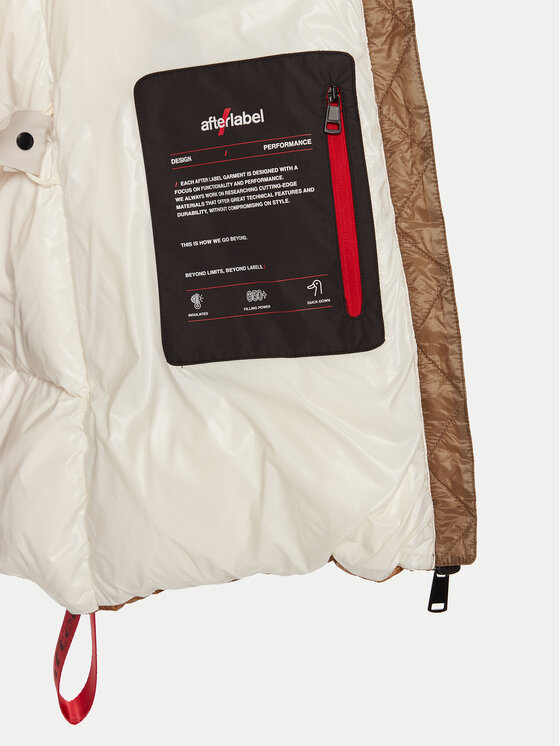 AFTER LABEL AFTER LABEL Geacă din puf Vienna A00029 Bej Regular Fit
