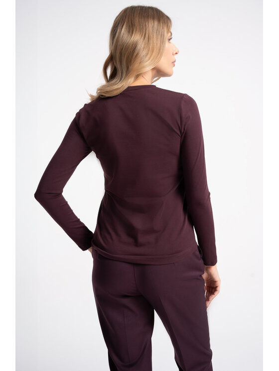 CLICK CLICK Blúzka 10-7008 Fialová Standard Fit