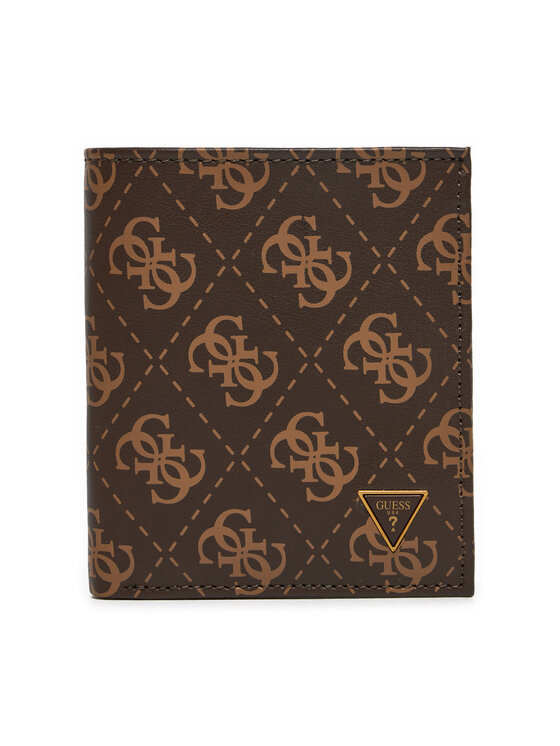 Guess Guess Μεγάλο Πορτοφόλι Ανδρικό SMVELE LEA22 Καφέ