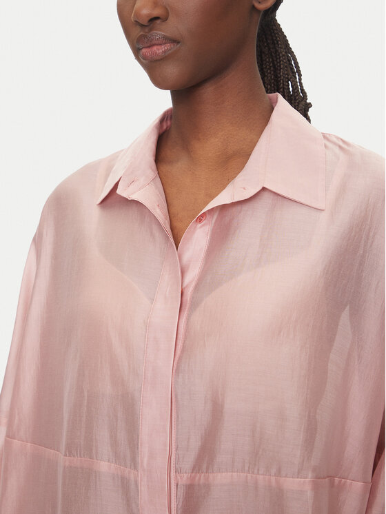 ACCESS FASHION ACCESS FASHION Koszula 53-7068-104 Różowy Loose Fit