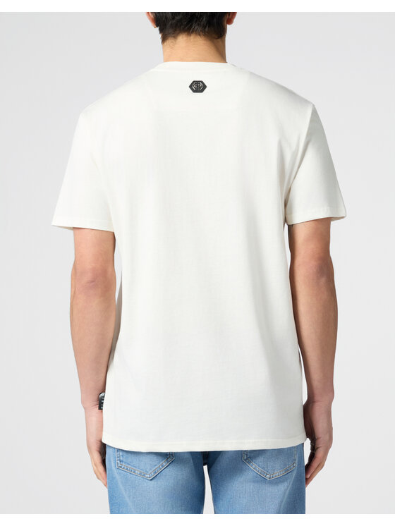 PHILIPP PLEIN PHILIPP PLEIN T-Shirt 30616 Biały Regular Fit