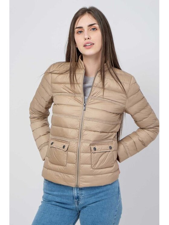 Jott Jott Kurtka puchowa Andorra Beżowy Fitted Fit