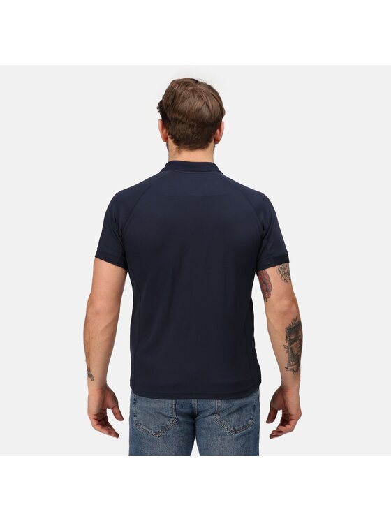 Regatta Regatta Polo Coolweave Granatowy Shirt Fit