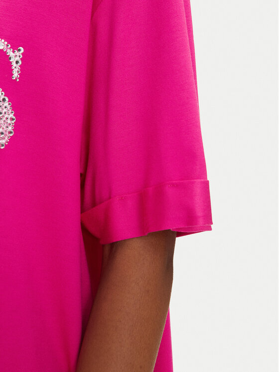 Guess Guess T-shirt E5GI07 K68D2 Rosa Regular Fit