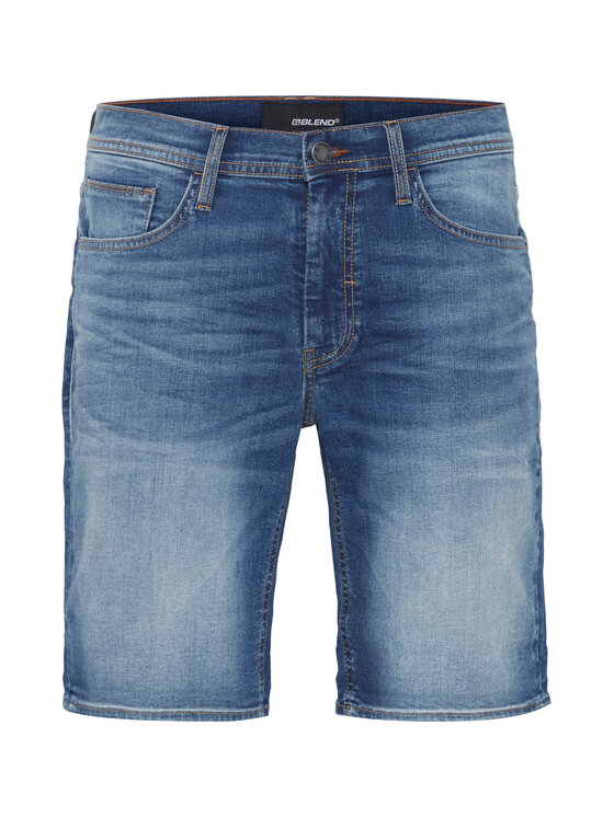 Blend Blend Kratke traperice 20713326 Plava Slim Fit