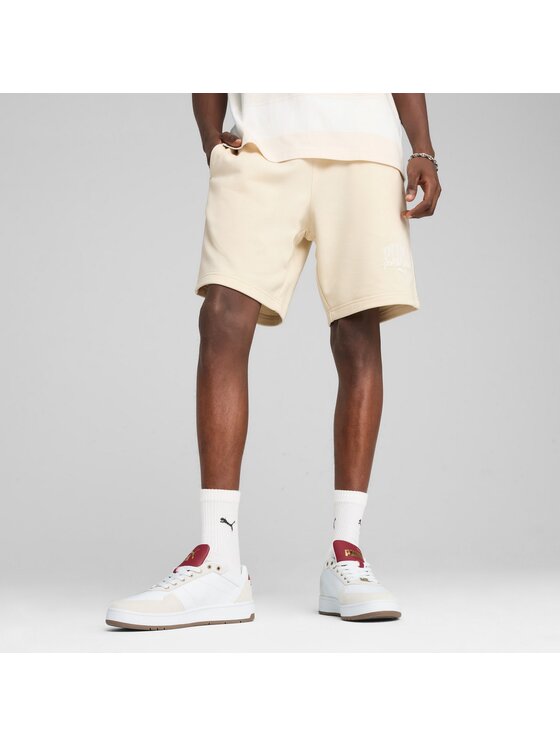 Puma Puma Szorty sportowe 684653 Beżowy Regular Fit
