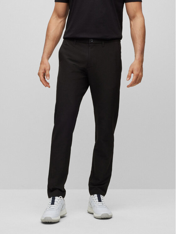 BOSS Boss Chino-püksid T_Commuter-Slim 50495497 Must Slim Fit