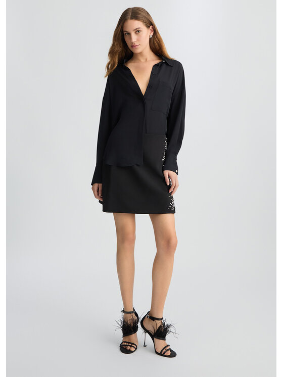Liu Jo Liu Jo Minigonna CA5084T252722222 Nero Regular Fit