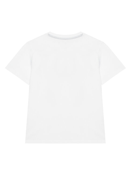 Guess Guess T-Shirt L6RI11 K8HM4 Biały Regular Fit