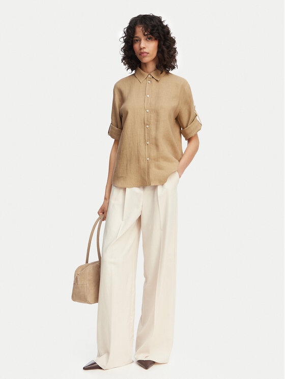 Marella Marella Srajca Girello 2615111122 Bež Regular Fit