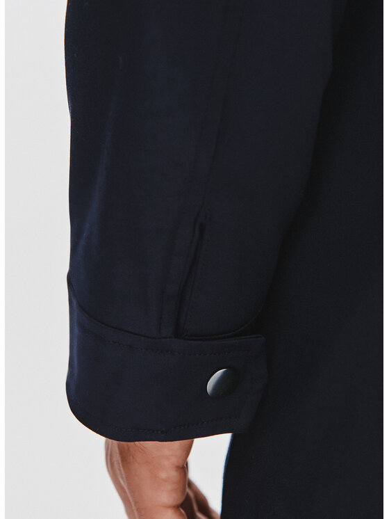 Pako Lorente Pako Lorente Płaszcz przejściowy P25WF-7X-008 Granatowy Classic Fit