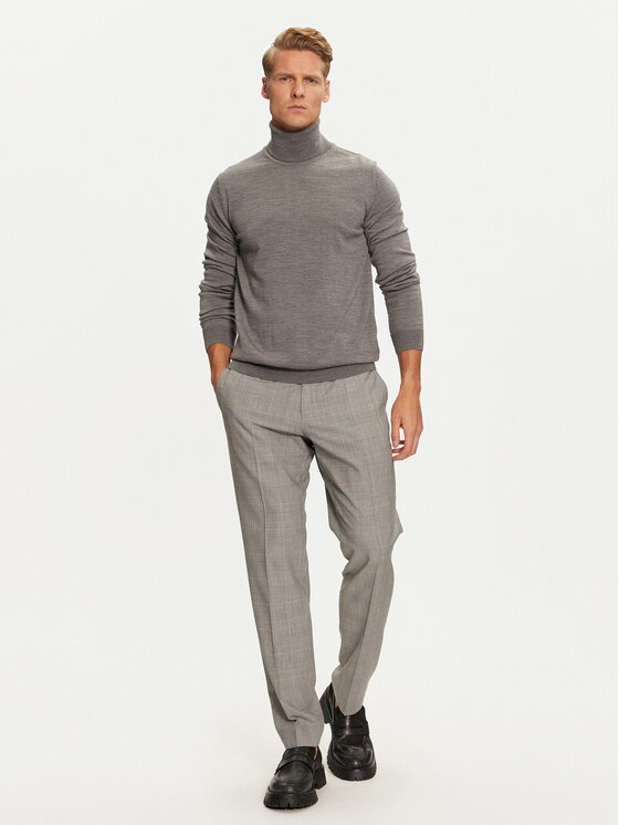 HUGO Hugo Rolák San Thomas-M 50474174 Šedá Slim Fit