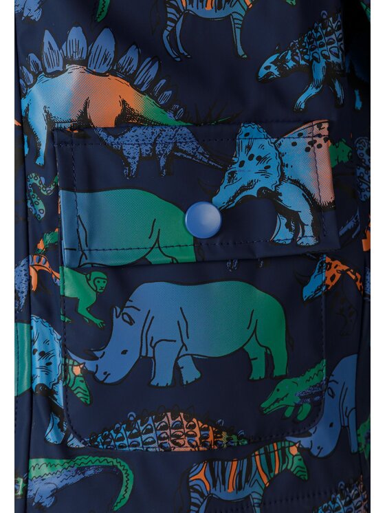 minoti minoti Kurtka przeciwdeszczowa C5505 Granatowy Regular Fit