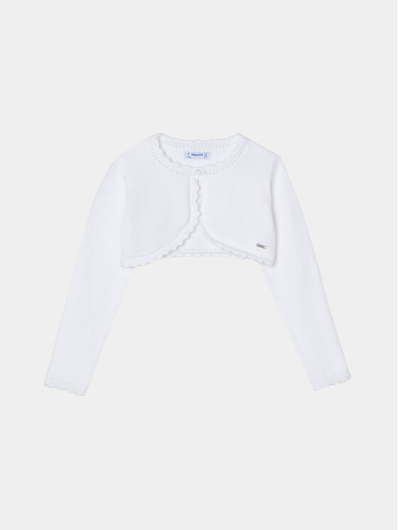 Mayoral Mayoral Болеро 320 Білий Regular Fit