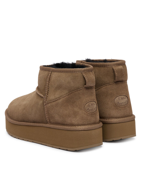 EMU Australia EMU Australia Śniegowce StingerMicroFlatform2.0 W13296 Brązowy