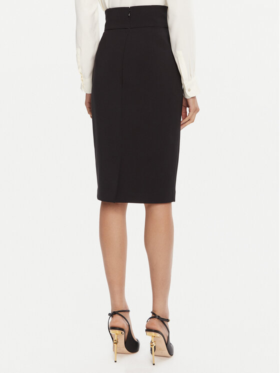 Elisabetta Franchi Elisabetta Franchi Ravno krilo GO-130-56E2 Črna Regular Fit