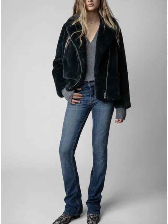 Kurtka damska Zadig&Voltaire, Rozmiar M/L, Czarny, WWCO156NOI