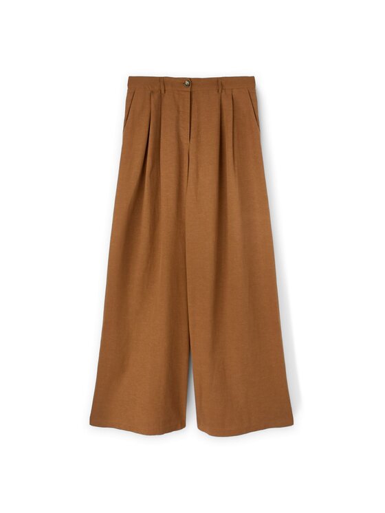 Motivi Motivi Pantaloni di tessuto P020Q003994N012 Marrone Over Fit