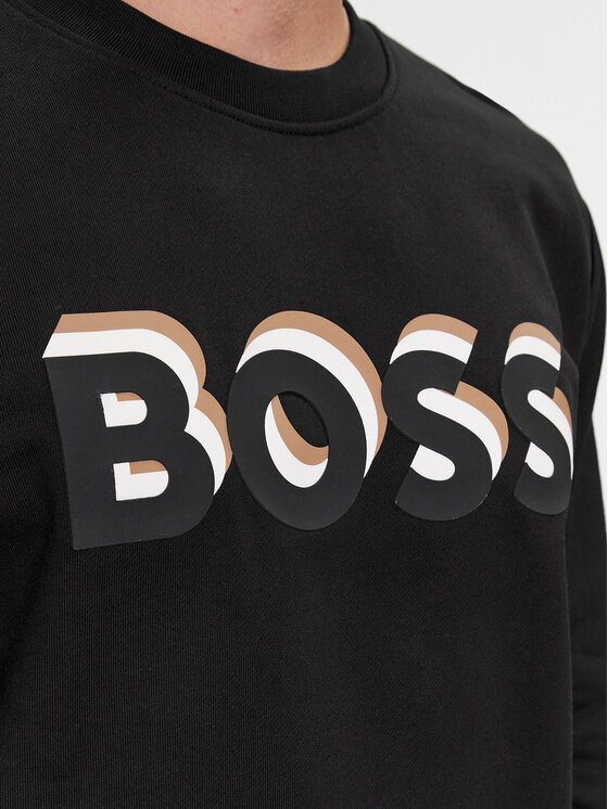 BOSS Boss Bluza Soleri 07 50507939 Czarny Relaxed Fit