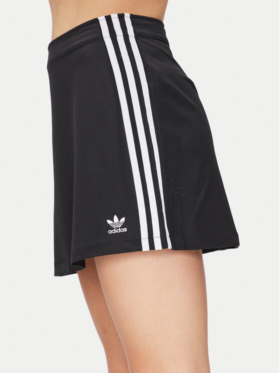 adidas adidas Gonna a trapezio adicolor 3-Stripes JD0281 Nero Regular Fit